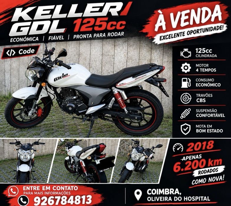 Code 125 como nova 6.000kms