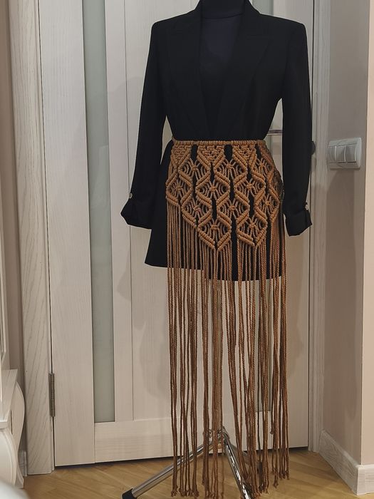 Пояс макраме припинда