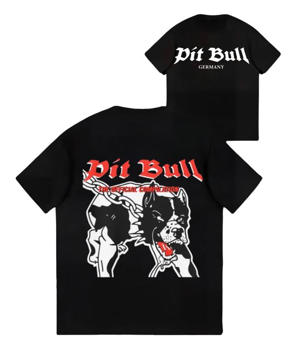 Футболки Pit Bull Germany Logo черные пит буль тишка lonsdale