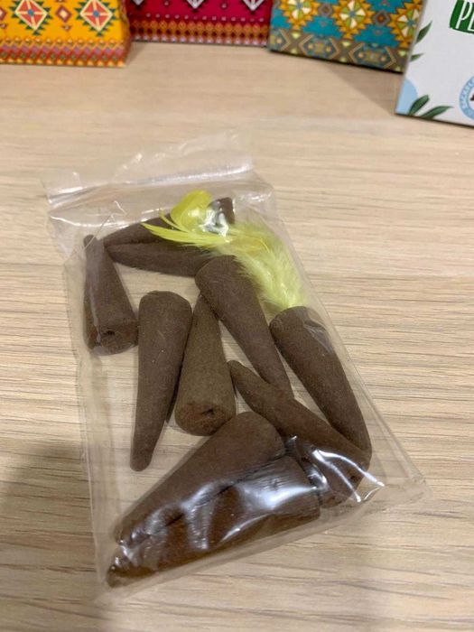 Conjunto de 5 packs de cones de incenso de refluxo