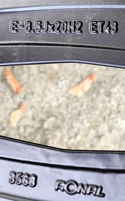 Felgi aluminiowe Audi RS A4 A5 A6 A7 A8 Q5 8,5x20 ET43 5x112