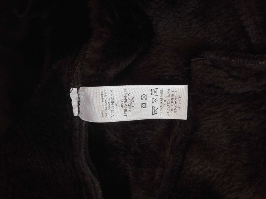 Nowy kożuszek ze skóry ekolog. roz. 42, British Home Stores
