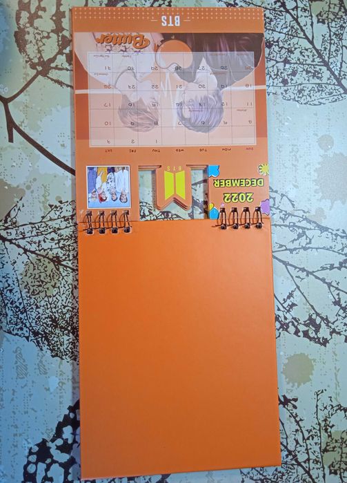 Календарь с фото к поп группа BTS