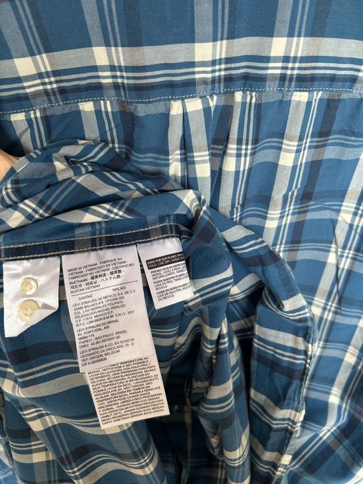 Levi's _ Niebieska koszula w kratkę L