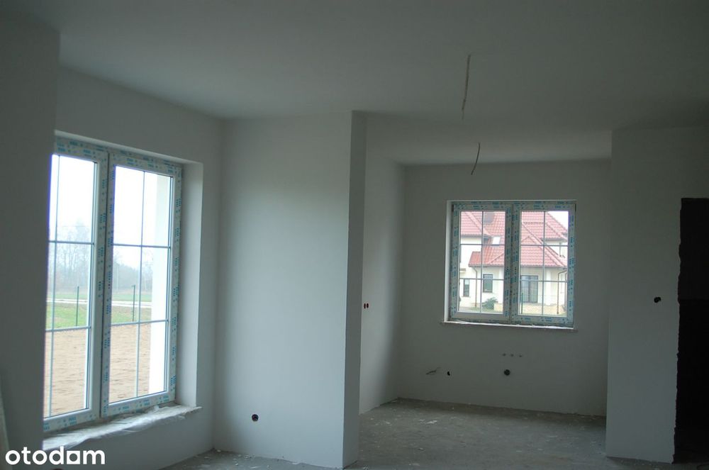 Przytulny bliźniak w Dobrzewinie | cena za 1 lokal | działka 570 m²