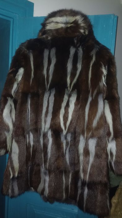 Futro skunksa futro skunksów unikat