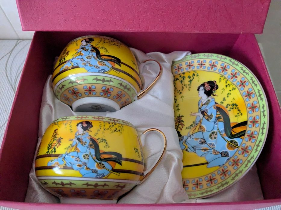 Подарунковий набір Східна Красуня, чайна пара YAMASEN, Японія,