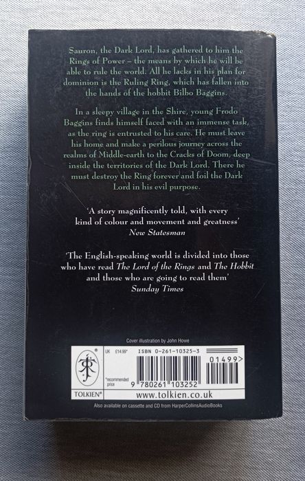 One Volume Edition, The Lord of the Rings, Tolkien