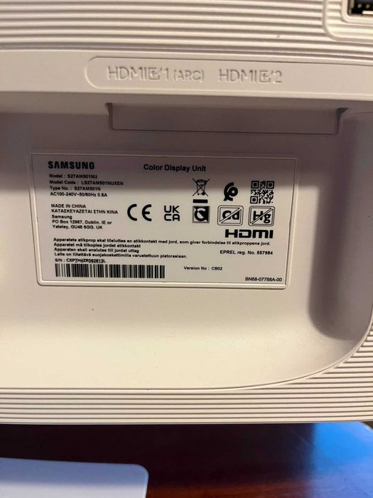 Smart Monitor Samsung 27 Polegadas Full HD - LS27AM501NUXEN