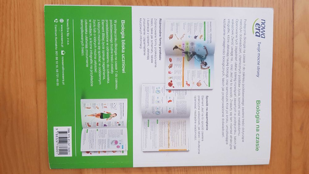 Biologia na czasie 1, zakres podstawowy Nowa Era