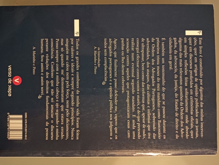 Um Combate Desigual	António Marinho e Pinto		Como novo!*