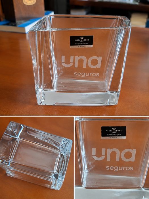 Peça de cristal Vista Alegre Handmade Crystal – UNA Seguros