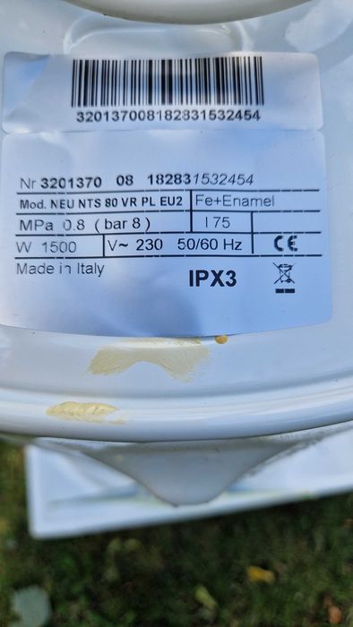Bojler, podgrzewacz elektryczny 80l