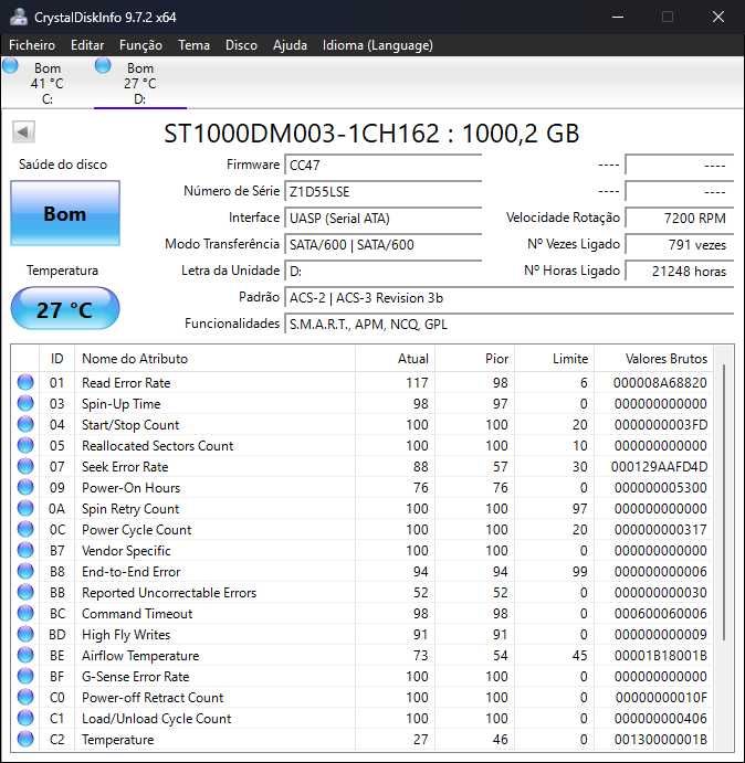HDD Disco Seagate Barracuda 1TB 3.5" 7200rpm SATA III
