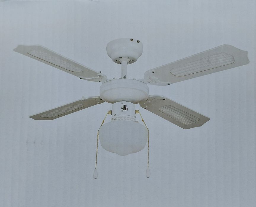 Lampa wisząca sufitowa z wentylatorem  E-27