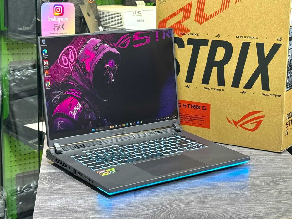 Новий ноутбук Asus Rog Strix G16 / AMD Ryzen 9 9955H / Geforce RTX 5060 / Є обмін / доставка по місту / Гарантія