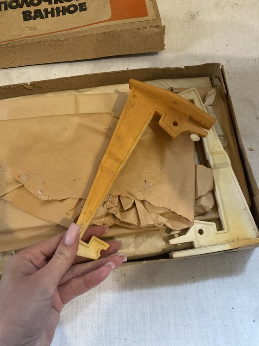 Дзеркало з поличкою у ванну СССР