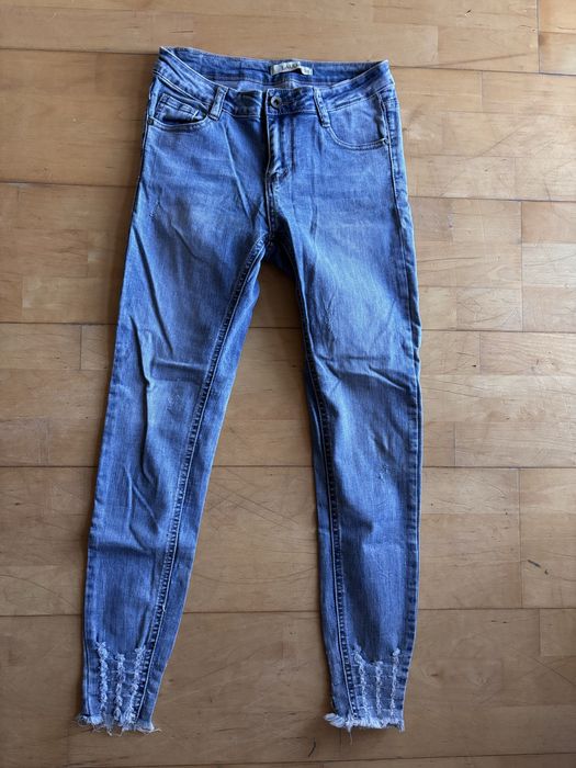Jeansy skinny z wysokim stanem laulia 38