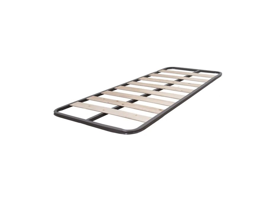 Cama de casal com estrado em metal