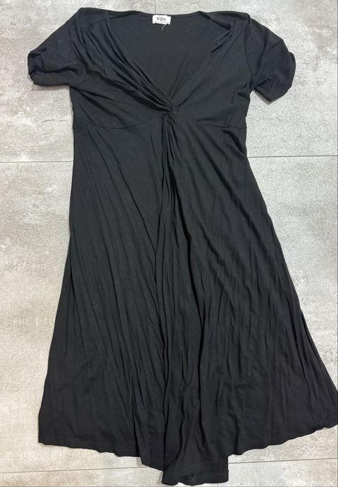 Czarna sukienka ciążowa i do karmienia 36 Mama Bonprix wiskozowa