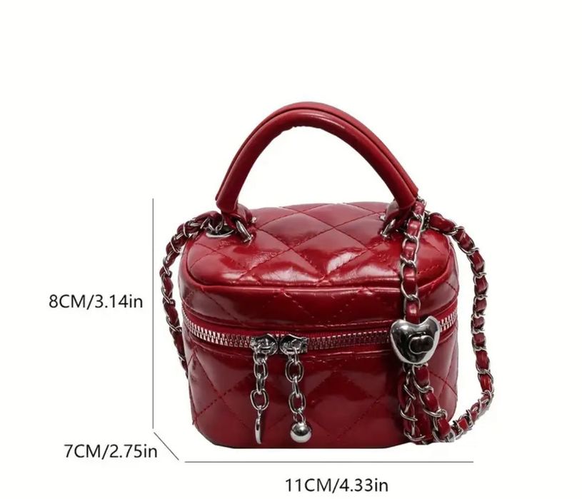 Сумка міні червона