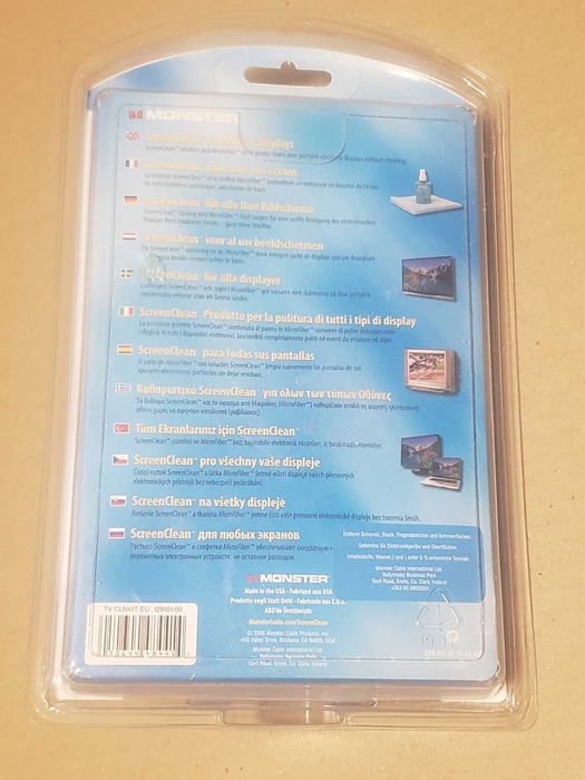 Спрей для очистки  бытовой электроники  Monster Screen Clean 200ml