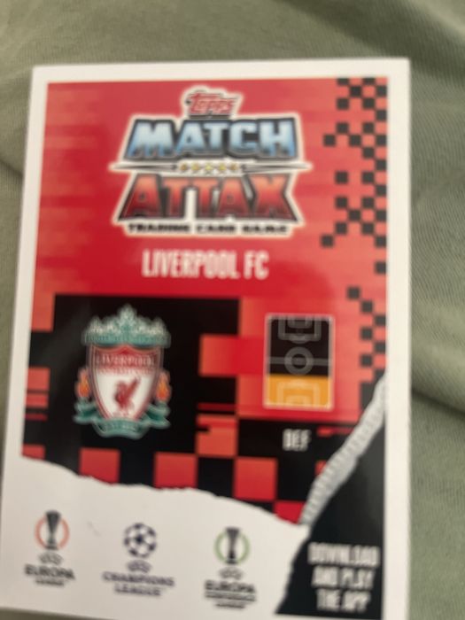 Karta piłkarska Virgil van Dijk