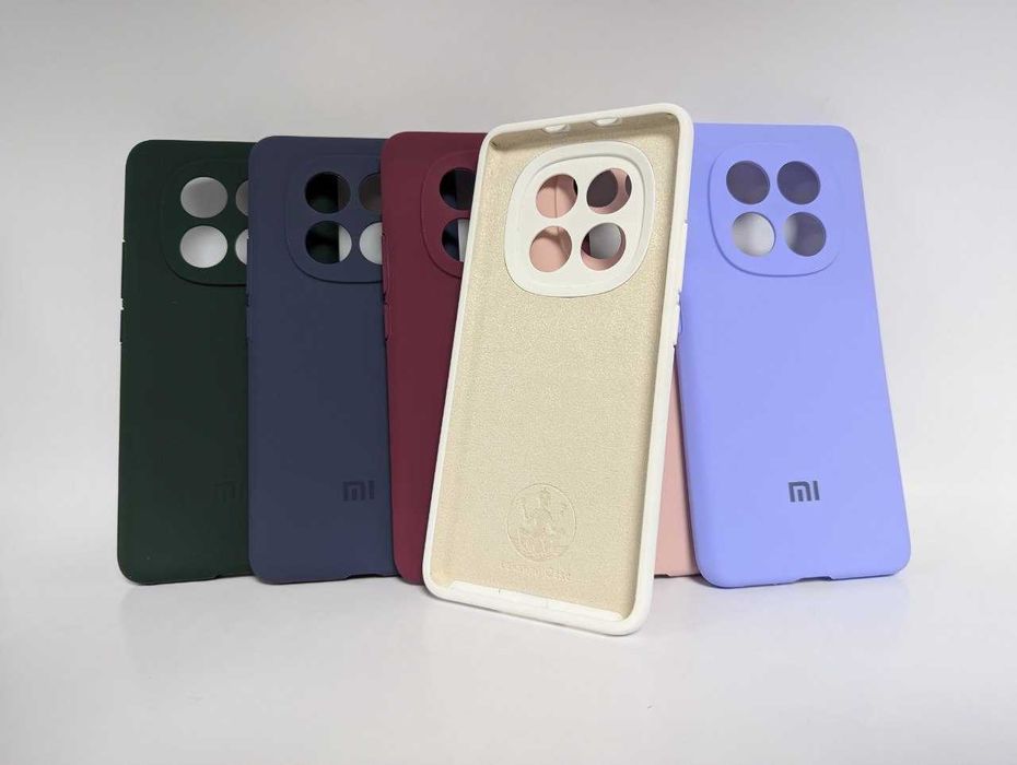 Топ! Redmi Note 15 4G / 5G Протиударний преміум софт тач чехол чохол з логотипом Xiaomi