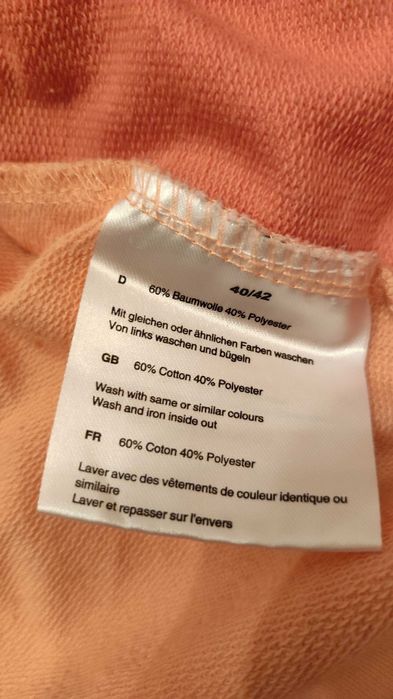 Bluza morelowa roz 44