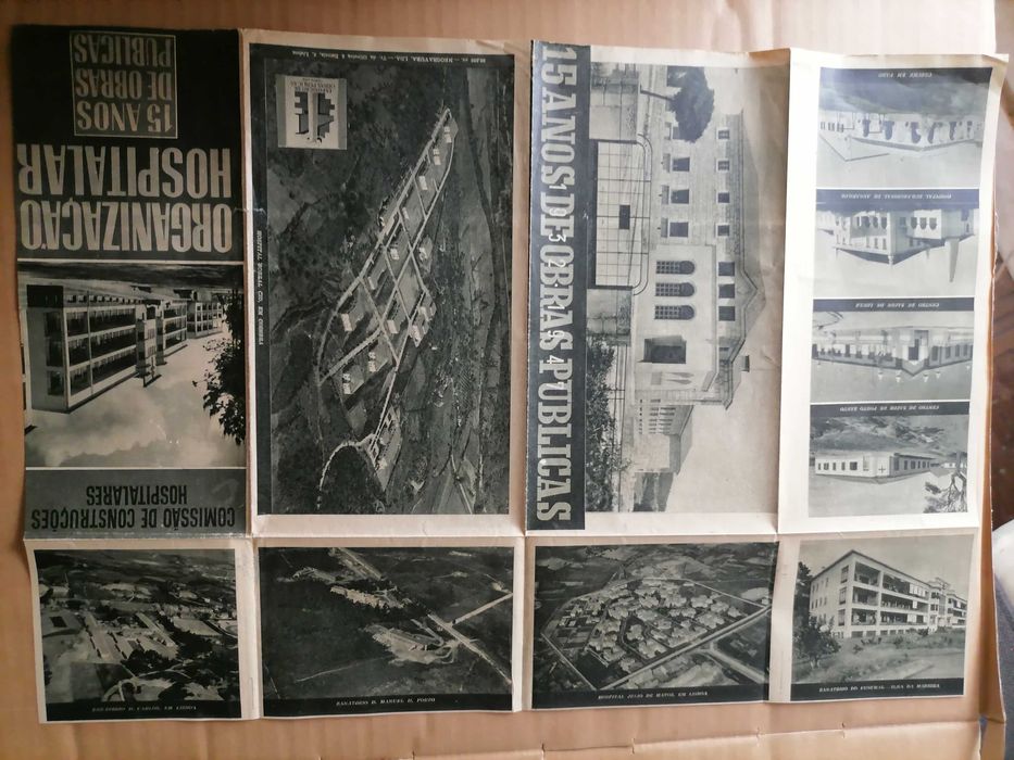SALAZAR Folhetos Obras Públicas do ESTADO NOVO  Escolas/Hospitais 1932