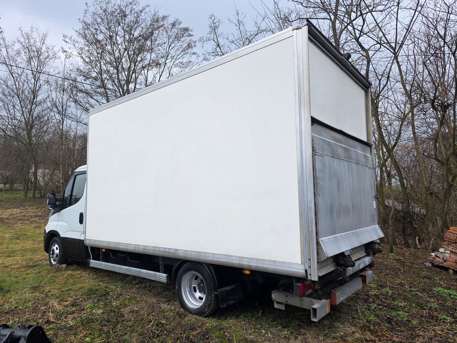 Zabudowa kontener 8epal 430cm + winda Dhollandia 500kg