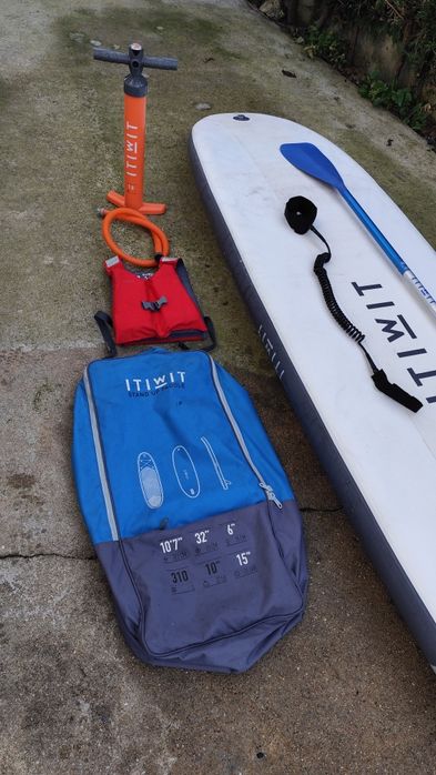 Vendo prancha SUP Itiwit e acessórios