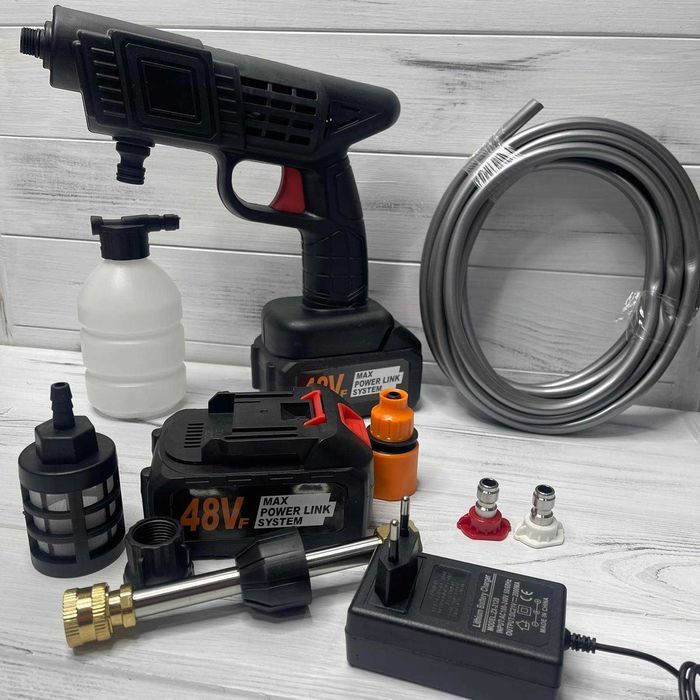 Аккумуляторная мини мойка на 2️⃣акб ‼️Мини-мойка высокого давления.