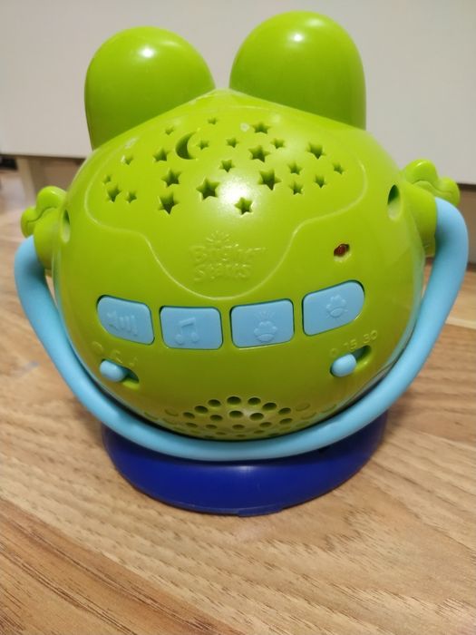 Bright Starts, projektor, lampka żabka 3w1, melodie