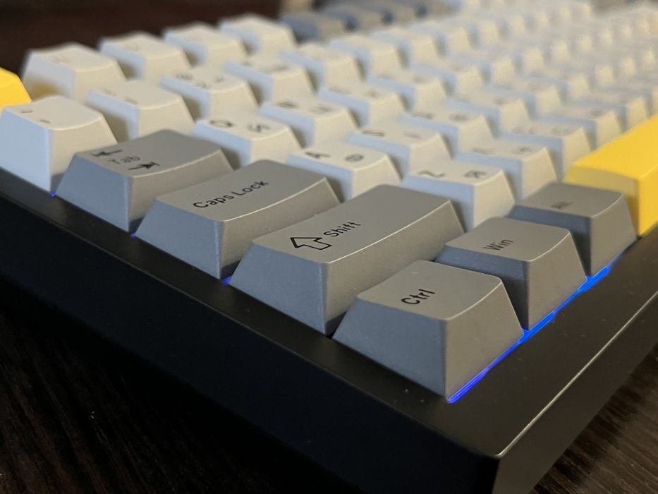 КИРИЛИЦЯ. Ігрова механічна клавіатура Ajazz AK820PRO RGB дисплей/екран