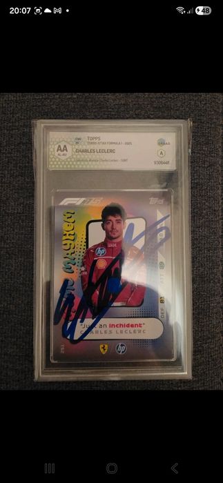 Carta Topps F1 Charles Leclerc