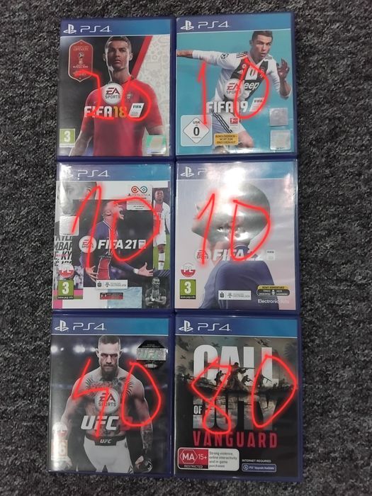 Sprzedam gry FIFA,Call Of Duty i UFC
