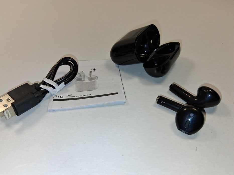 N254 Słuchawki Bezprzewodowe TWS Pro Stereo Headset Czarne Etui
