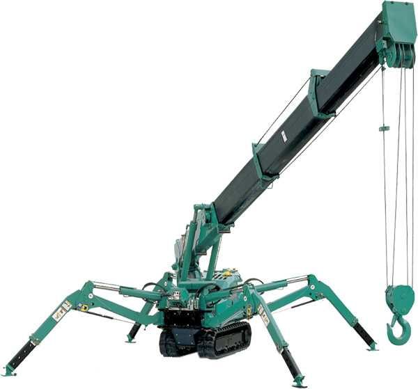 кран підйомник гусеничний, міні кран