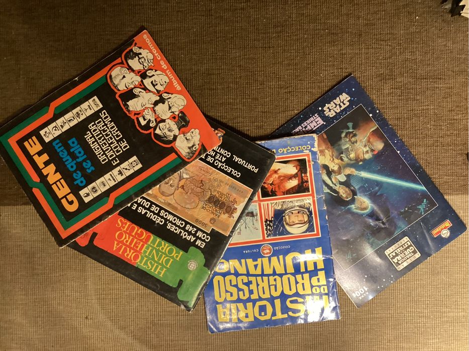 Coleção 15 Cadernetas de cromos + conj. de cromos. Oportunidade rara.