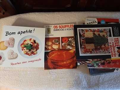 Mais de 300 livros, revistas e fascículos de receitas de gastronomia