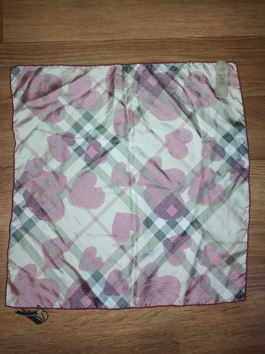 Burberry silk scarf густка шовк