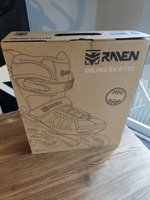 Nowe rolki regulowane Raven Meia 31-35 kółko LED