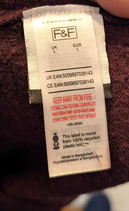 Sweter męski wełniany