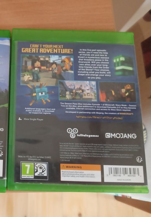 Minecraft story mode 2 Xbox One/series
