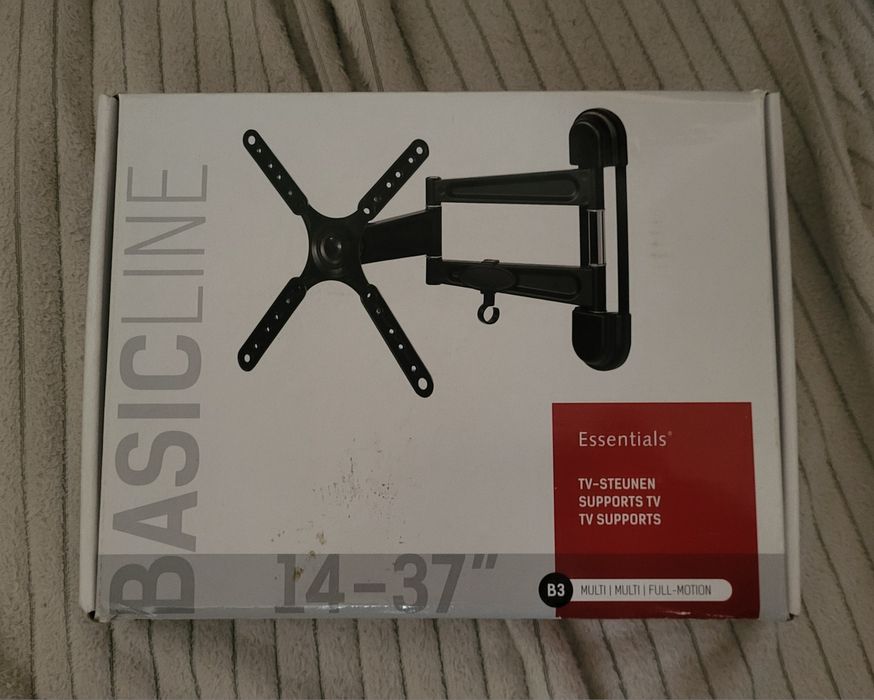 Uchwyt TV Basicline B3 14–37” – obrotowy, nowy