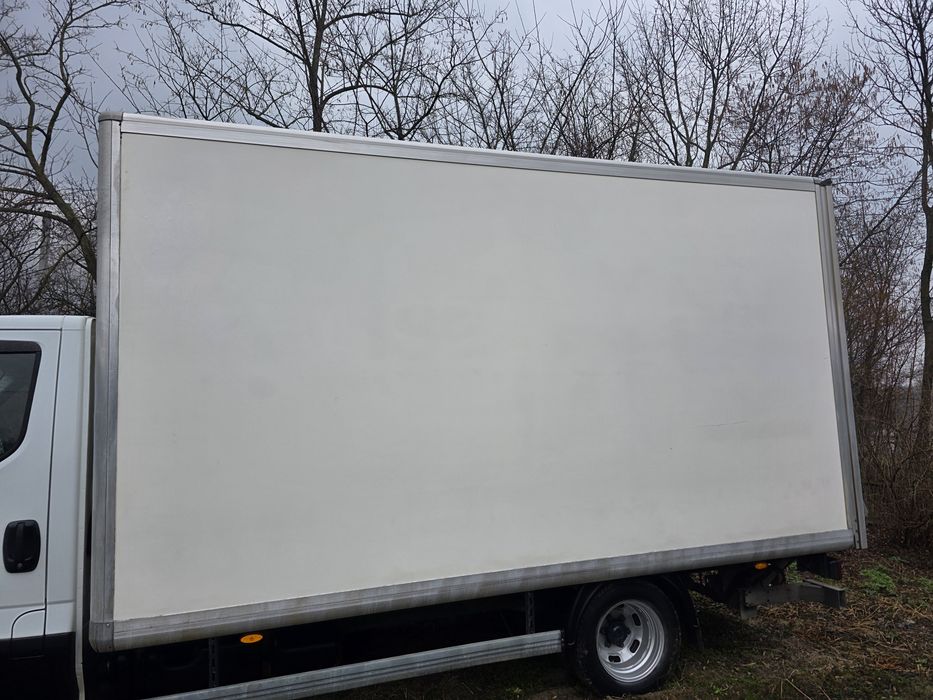 Zabudowa kontener 8epal 430cm + winda Dhollandia 500kg