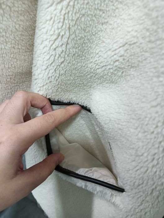 Casaco Teddy Bege Lefties | Botões Toggle | Como Novo