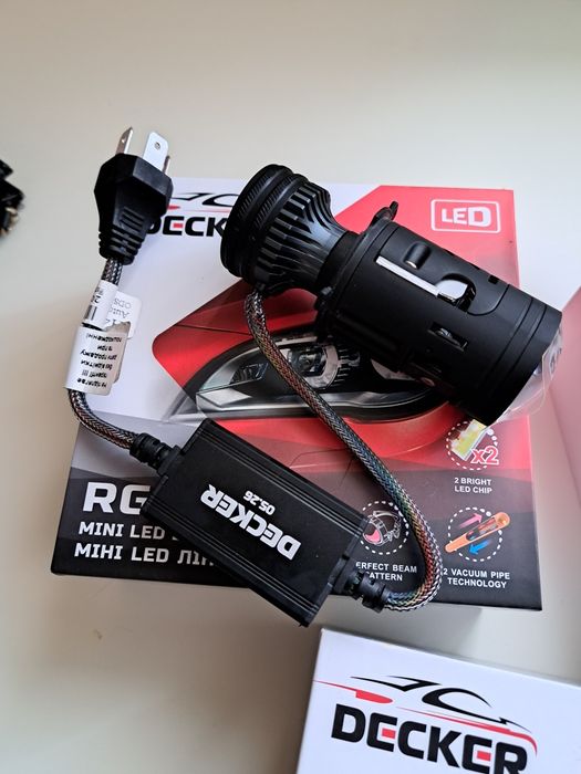 Мини линзы H4 Led