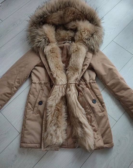 Kurtka k.zell M z futerkiem zimowa parka